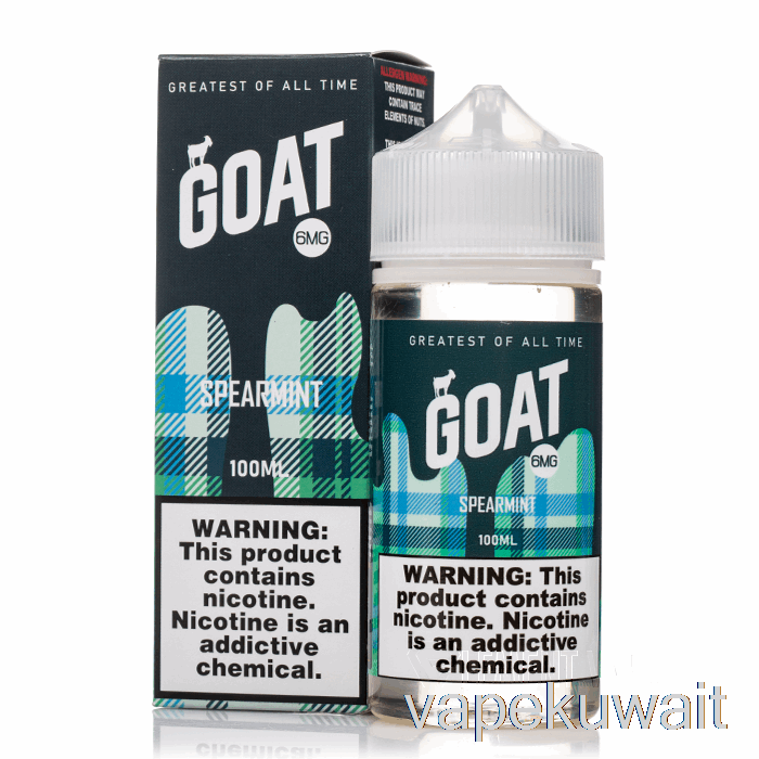 نعناع - سائل ماعز إلكتروني - 100 مل 6 ملغ نظام جراب Vape